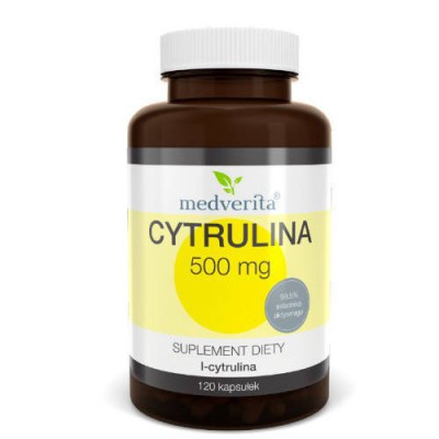 Miniaturka artykułu - MEDVERITA  L-Cytrulina 500mg, 120kaps.