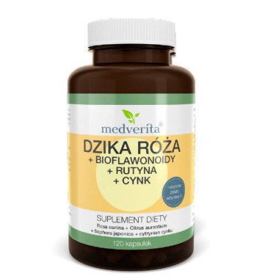 MEDVERITA Dzika R&oacute;ża+ Rutyna, 120kaps.