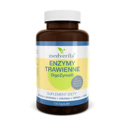 MEDVERITA Enzymy Trawienne, 120kaps.