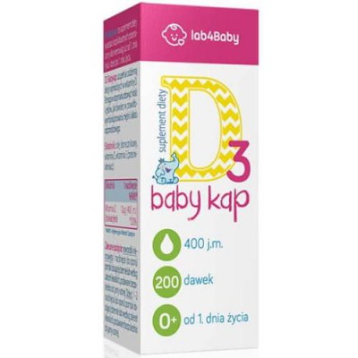 Miniaturka artykułu - ALG PHARMA D3 Babykap krople, 10ml