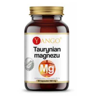 Miniaturka artykułu - YANGO Taurynian Magnezu, 60 kaps.