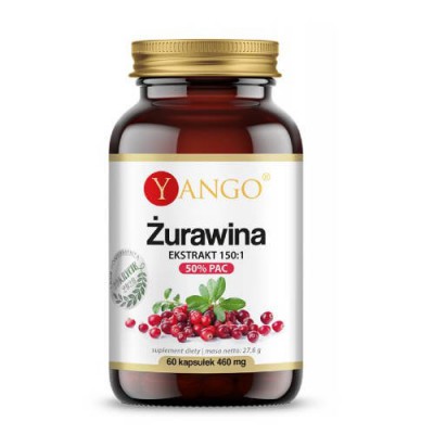 Miniaturka artykułu - YANGO Żurawina Ekstrakt 150:1, 60 kaps.