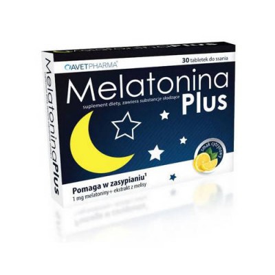 Melatonina Plus, 30tabl. do ssania