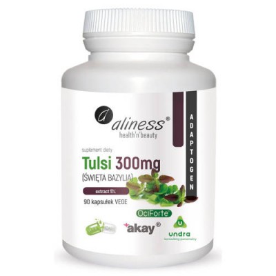 Zdjęcie produktu - ALINESS TULSI 300mg (Święta Bazylia), 90 kaps.