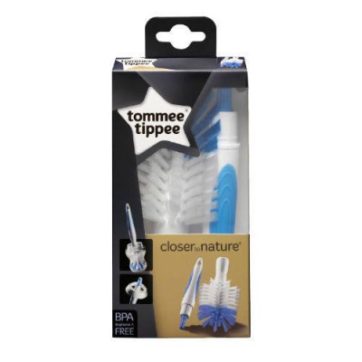 Tommee Tippee CTN Szczotka do butelek i smoczk&oacute;w niebieska