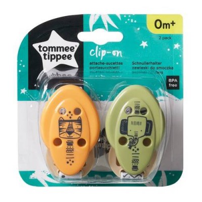 Miniaturka artykułu - Tommee Tippee Zawieszka do smoczka, 2szt (mix)