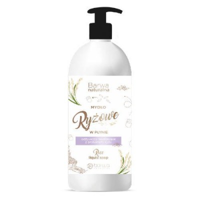 Miniaturka artykułu - BARWA Mydło w płynie - ryżowe, 500ml