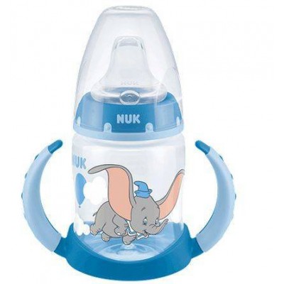 Miniaturka artykułu - NUK FC Butelka niekapek  DISNEY DUMBO(6-18m), 150ml
