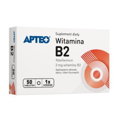 APTEO Witamina B2 3mg, 50 tabletek