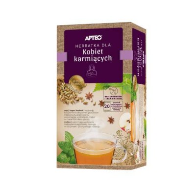 Miniaturka artykułu - APTEO NATURA Herbatka dla kobiet karmiących, 20 saszetek