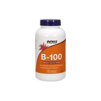 Miniaturka artykułu - NOW FOODS B-100 witaminy z grupy B, 250 kapsułek