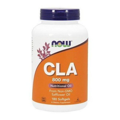 NOW FOODS CLA 800mg, 180 kaps.