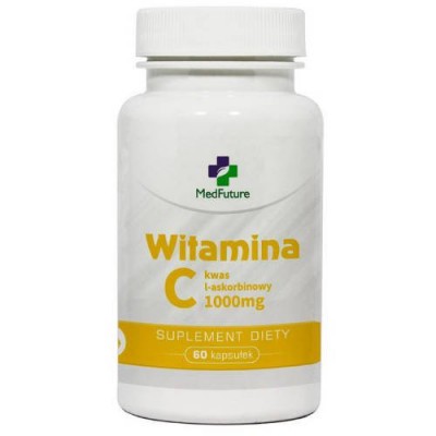 Miniaturka artykułu - MedFuture Witamina C 1000mg, 60kaps.