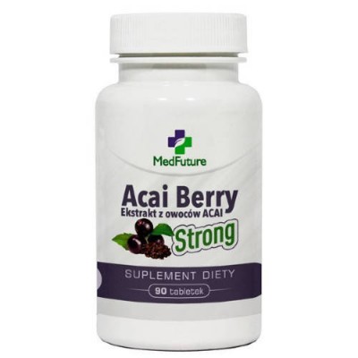Miniaturka artykułu - MedFuture Acai Berry Strong, 90tabl.