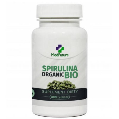 Miniaturka artykułu - MedFuture Spirulina Organic BIO, 300tabl.