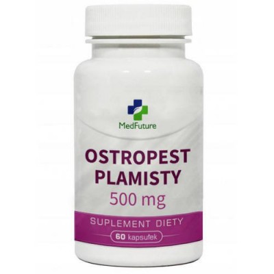 Miniaturka artykułu - MedFuture Ostropest Plamisty 500mg, 60kaps.