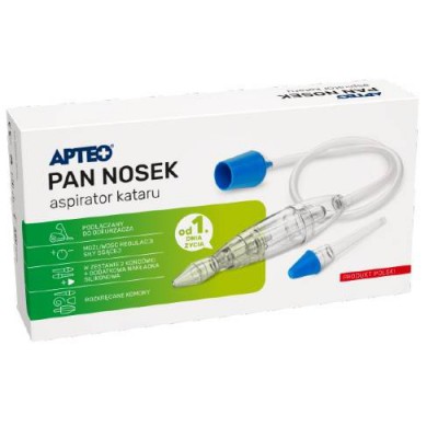 Miniaturka artykułu - APTEO Aspirator kataru Pan Nosek, 1 sztuk