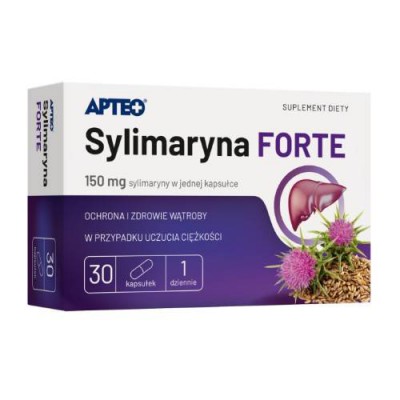Miniaturka artykułu - APTEO Sylimaryna Forte, 30 kaps.