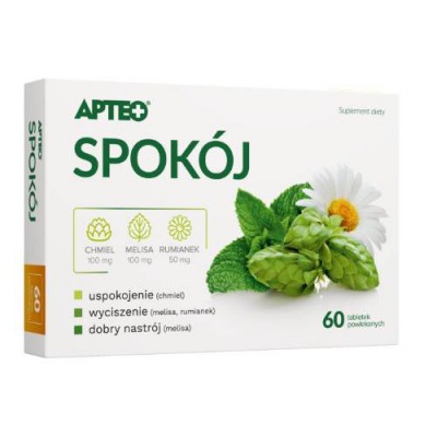 Miniaturka artykułu - APTEO Spok&oacute;j, 60 tabletek