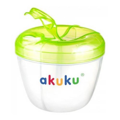 Miniaturka artykułu - AKUKU Pojemnik na mleko w proszku zielony, 1szt.