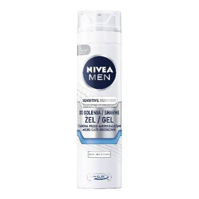 Miniaturka artykułu - NIVEA MEN Żel do golenia sensitive recovery, 200ml