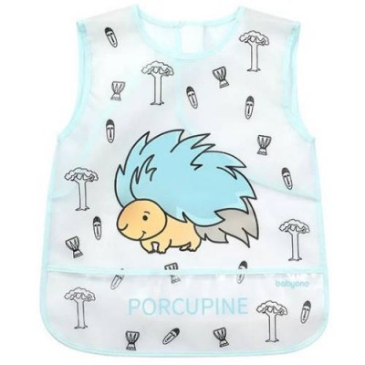 Miniaturka artykułu - BABYONO 839 Fartuszek Active Baby Jeżyk, 1szt.