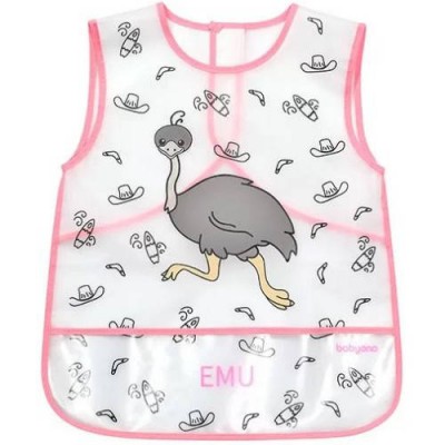 Miniaturka artykułu - BABYONO 839 Fartuszek Active Baby Emu, 1szt.
