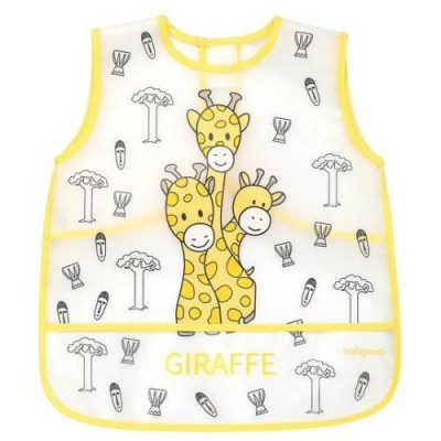 Miniaturka artykułu - BABYONO 838 Fartuszek Baby-Explorer Żyrafy, 1szt.