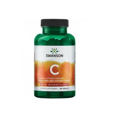 SWANSON Witamina C 1000mg, 90tabl.