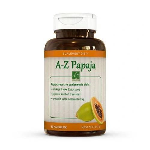 Miniaturka artykułu - A-Z Papaja - 60 kapsułek (31505)