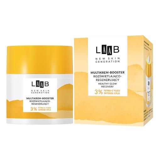 Miniaturka artykułu - AA LAAB Tetra-C Yuzu Multikrem-booster do twarzy rozświetlająco-regenerujący, 50 ml