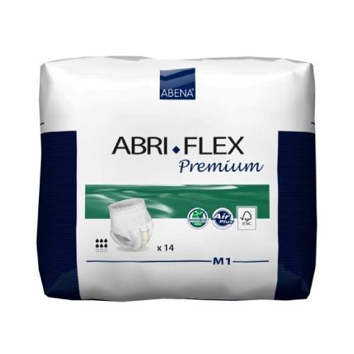 Miniaturka artykułu - ABENA ABRI-FLEX PREMIUM M1 Majtki chłonne, 14 szt.