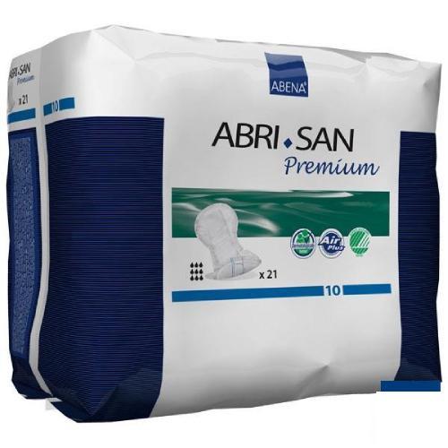 Miniaturka artykułu - ABENA ABRI-SAN PREMIUM 10 Pieluchy anatomiczne, 21szt.