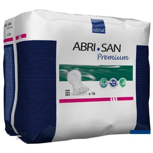 Miniaturka artykułu - ABENA ABRI-SAN PREMIUM 11 Pieluchy anatomiczne, 16szt.