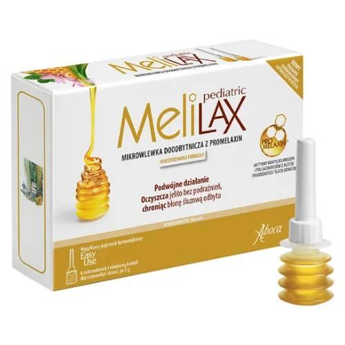 Miniaturka artykułu - ABOCA MELILAX dla dzieci (6 wlewek), 30 g