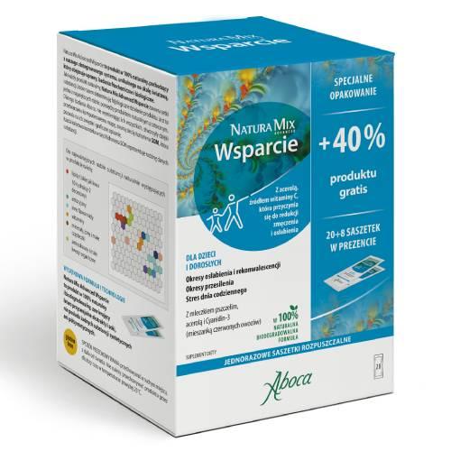 Miniaturka artykułu - ABOCA Natura Mix Advanced Wsparcie, 28 sasz x 2,5 g