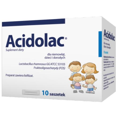 Miniaturka artykułu - ACIDOLAC, 10 saszetek 