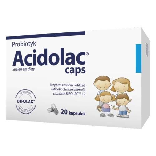 Miniaturka artykułu - Acidolac caps, 20 kaps.