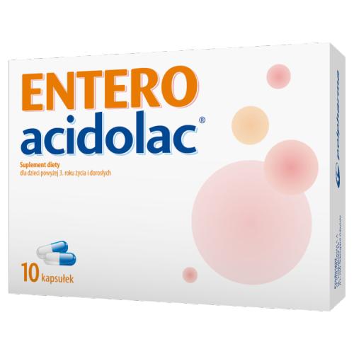 Miniaturka artykułu - ACIDOLAC ENTERO - 10 kapsułek