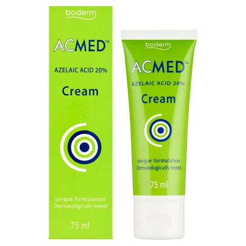 Miniaturka artykułu - ACMED Azelaic Acid 20% Krem przeciwtrądzikowy z 20% kwasem azelainowym, 75 ml