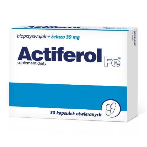 Miniaturka artykułu - ActiFerol Fe 30 mg kapsułki - 30 kaps.