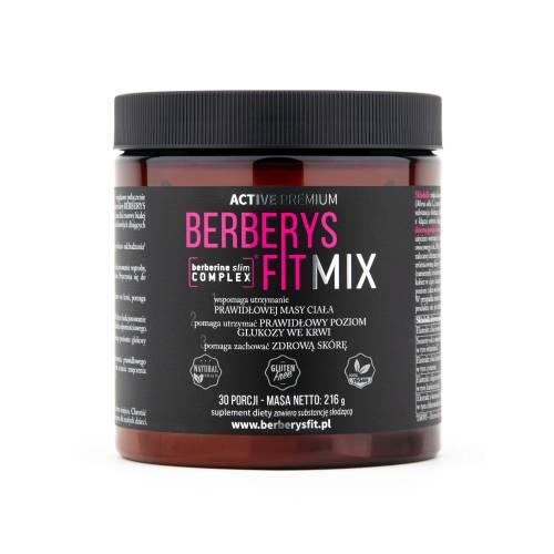 Miniaturka artykułu - Berberys Fit Mix Active Premium proszek, 216 g