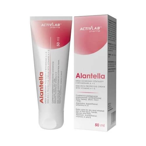 Miniaturka artykułu - Activlab Alantella Krem ochronny p&oacute;łtłusty z witaminami A + E, 50 ml