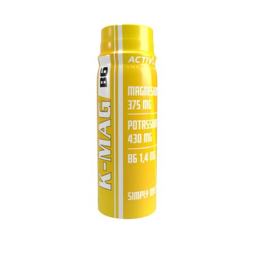 Miniaturka artykułu - Activlab Pharma K-MAG B6 Shot magnez, 80 ml