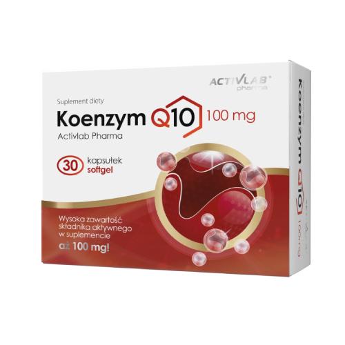 Miniaturka artykułu - ACTIVLAB PHARMA Koenzym Q10 100mg, 30kaps.