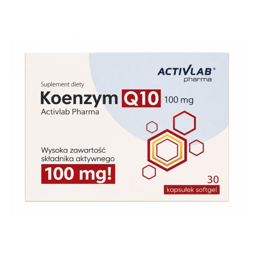 Miniaturka artykułu - Activlab Pharma Koenzym Q10 100 mg, 30 kaps.