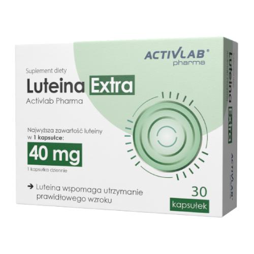 Miniaturka artykułu - Activlab Pharma Luteina Extra 40 mg, 30 kaps.