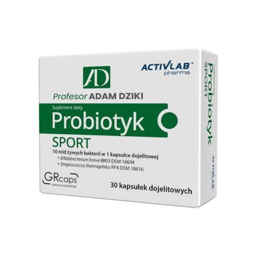 Miniaturka artykułu - Activlab Probiotyk Sport, 30 kaps. - suplement diety dla os&oacute;b aktywnych