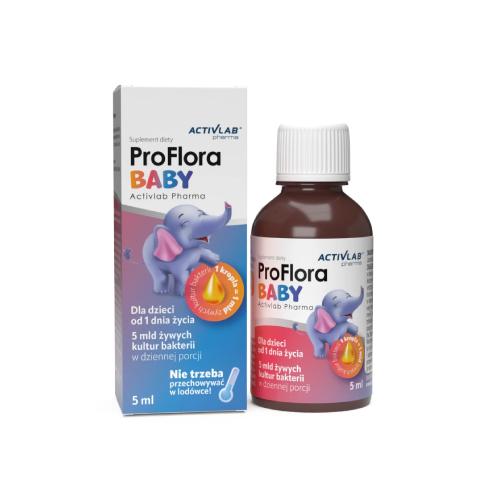 Miniaturka artykułu - ACTIVLAB PHARMA ProFlora Baby krople, 5ml