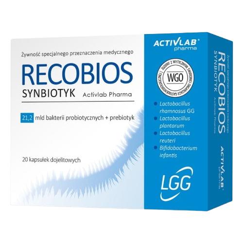 Miniaturka artykułu - ACTIVLAB Recobios Synbiotyk, 20kaps.
